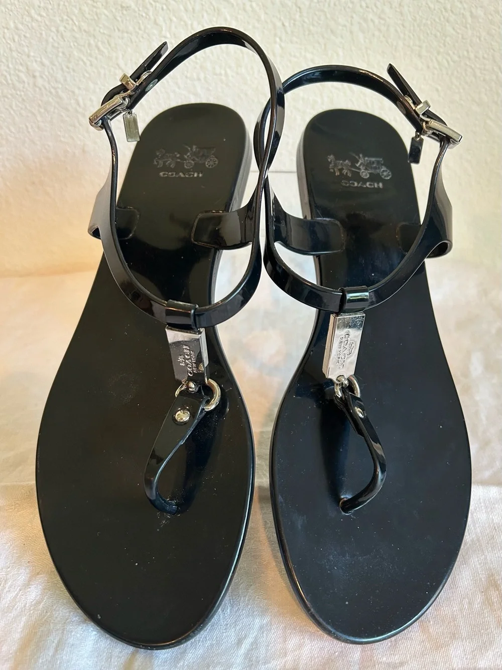 Coach sleek black